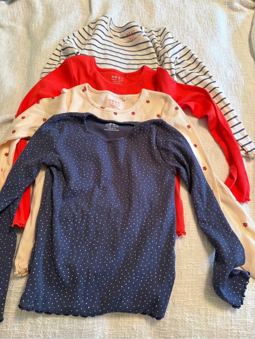Next Girls' Long Sleeve Tops size 5-6 bundle